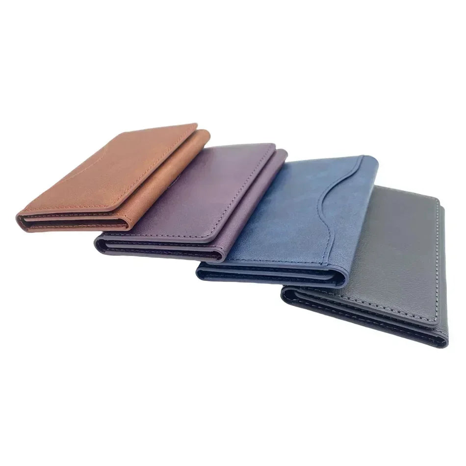 MagSafe Leather Wallet Case — Slim Magnetic Card Holder for iPhone