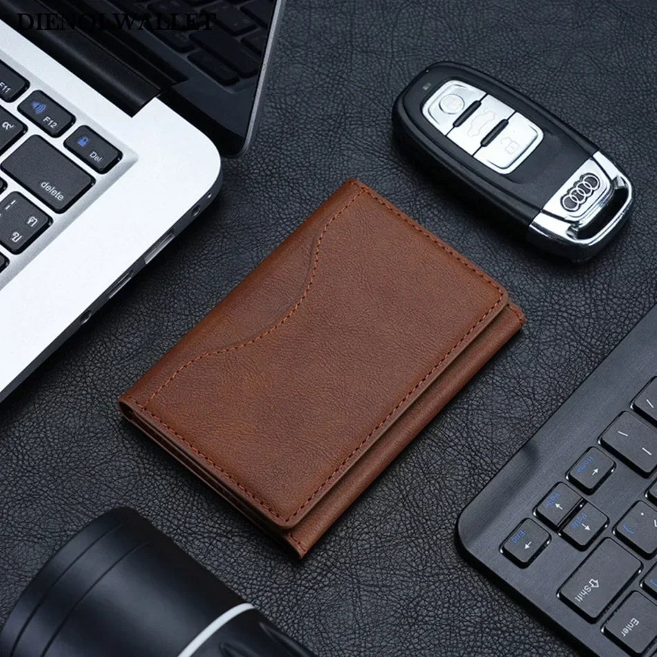 MagSafe Leather Wallet Case — Slim Magnetic Card Holder for iPhone