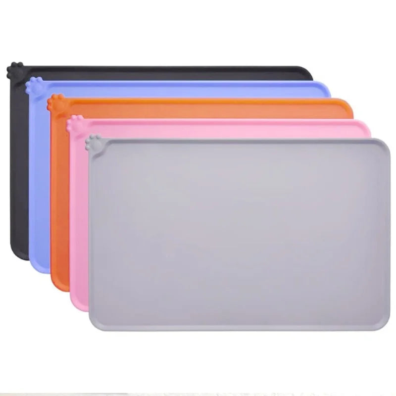 Non-Slip Silicone Pet Feeding Mat — Waterproof & Easy Clean