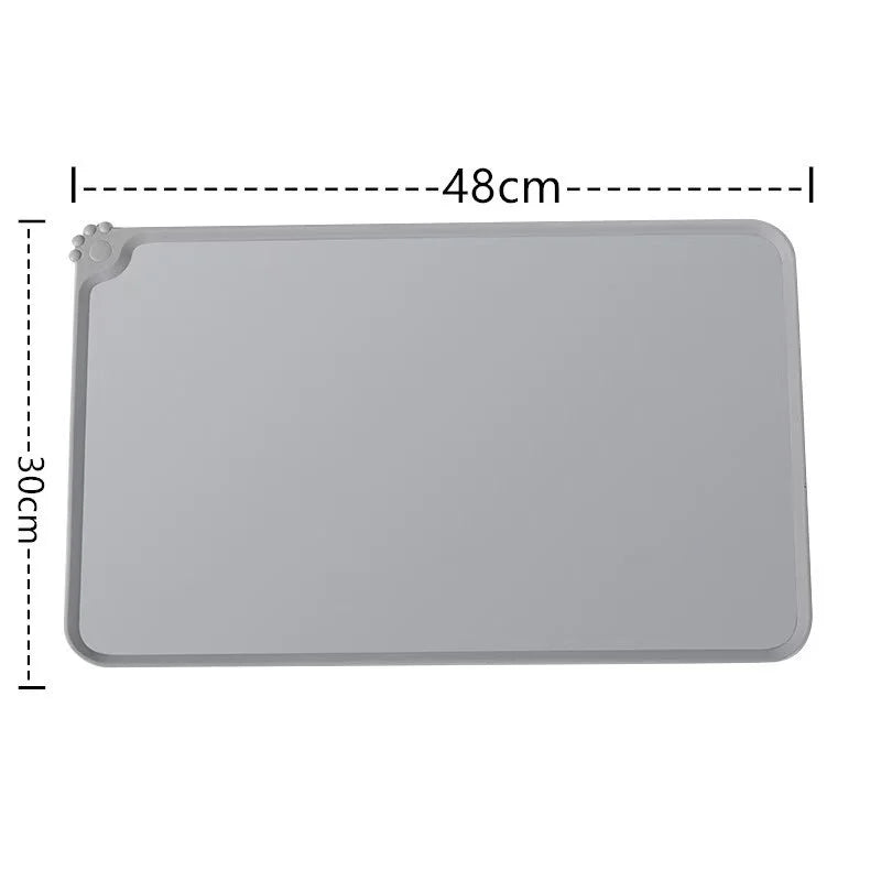 Non-Slip Silicone Pet Feeding Mat — Waterproof & Easy Clean