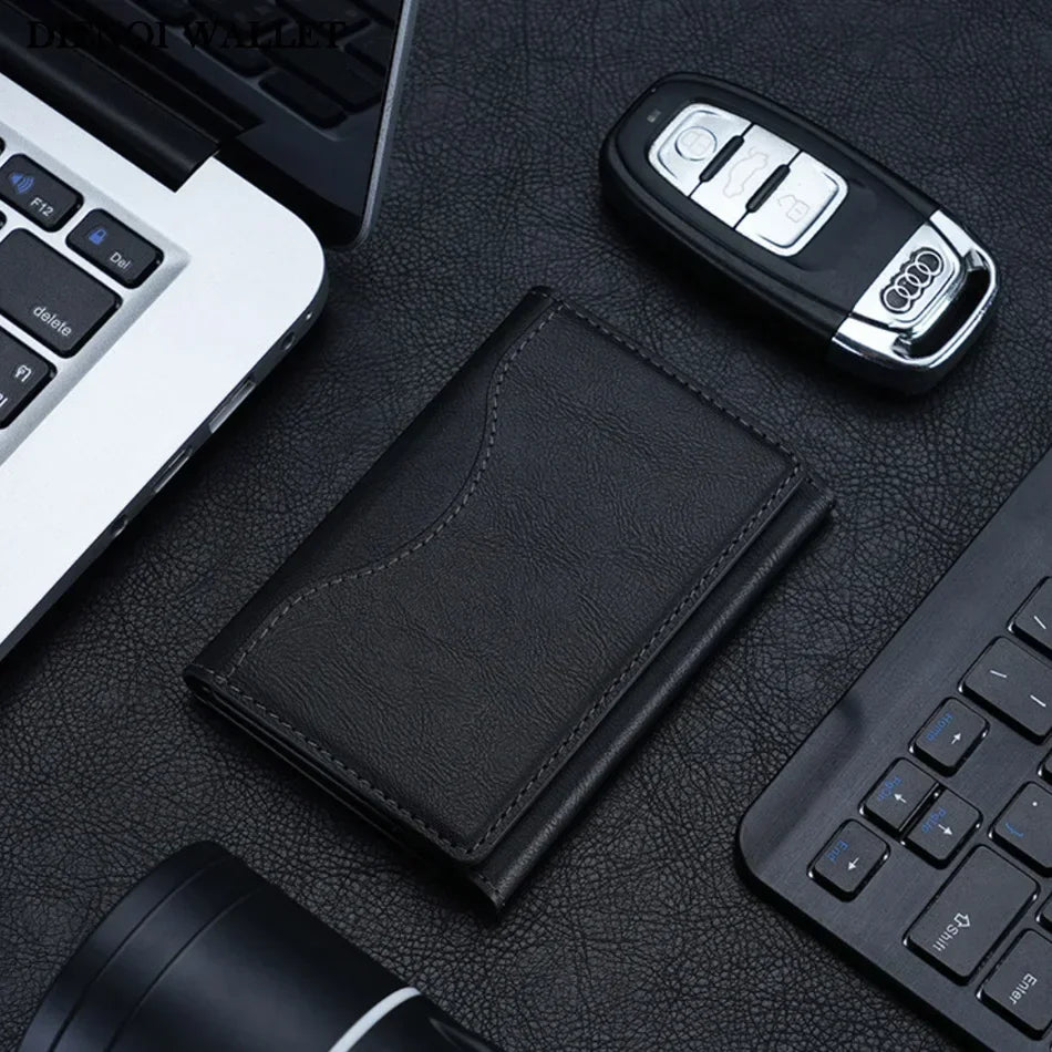 MagSafe Leather Wallet Case — Slim Magnetic Card Holder for iPhone