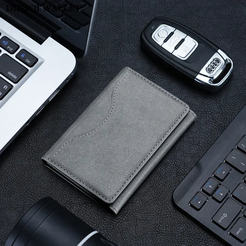 MagSafe Leather Wallet Case — Slim Magnetic Card Holder for iPhone