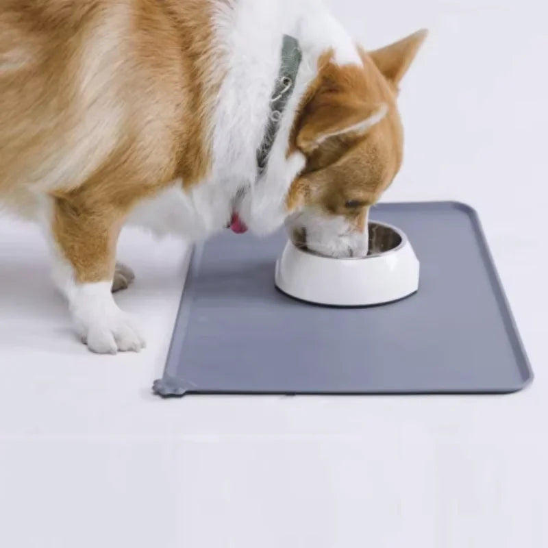 Non-Slip Silicone Pet Feeding Mat — Waterproof & Easy Clean
